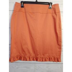 Womens Jana Kos Ruffle Bottom Mini Skirt size 8